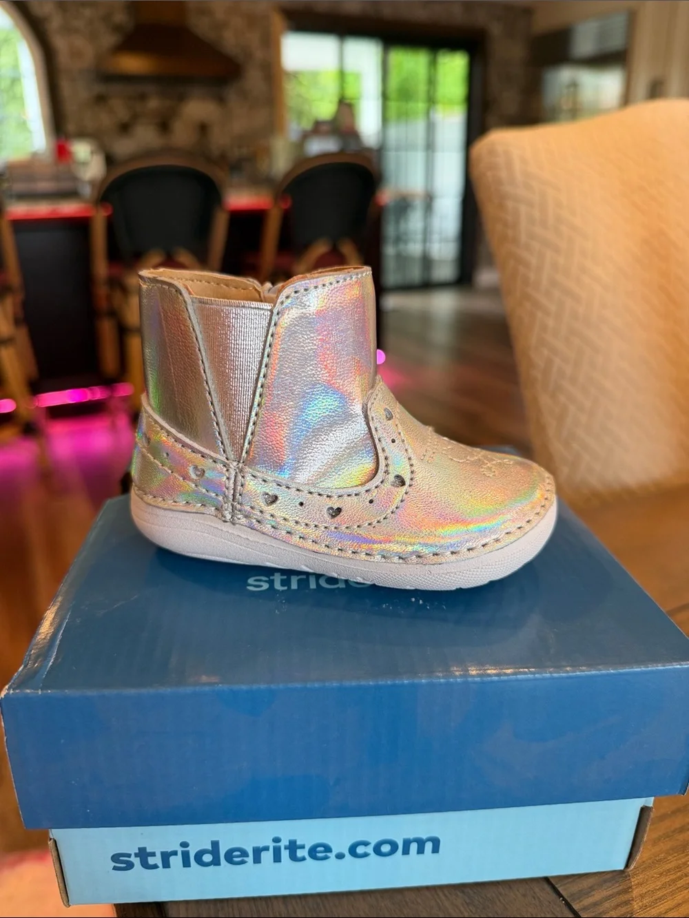 NEW! Stride Rite Soft Motion Gigi Baby Boot Size 3